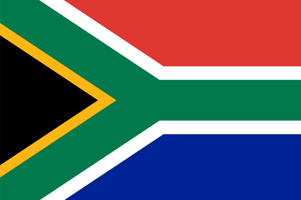 Bandera de Sudáfrica