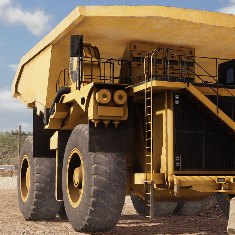 Equipos mineros industriales para capacitar operadores